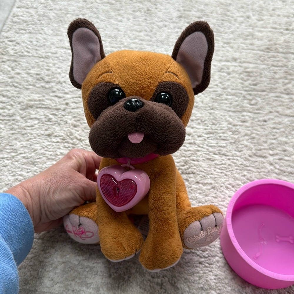 Cabbage Patch Kids Electronic Adoptimals French Bulldog 9-Inch Plush Pet - Picture 2 of 6